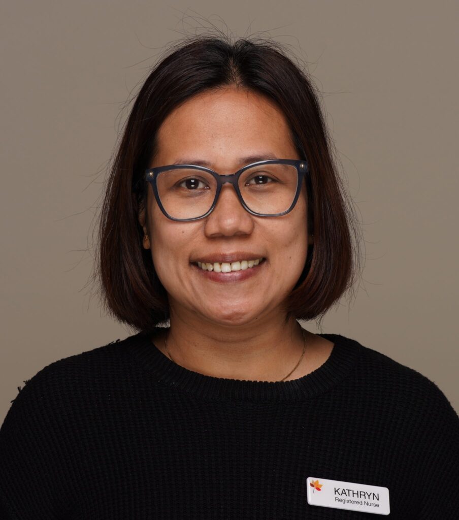 Nurse Kathryn Cangson